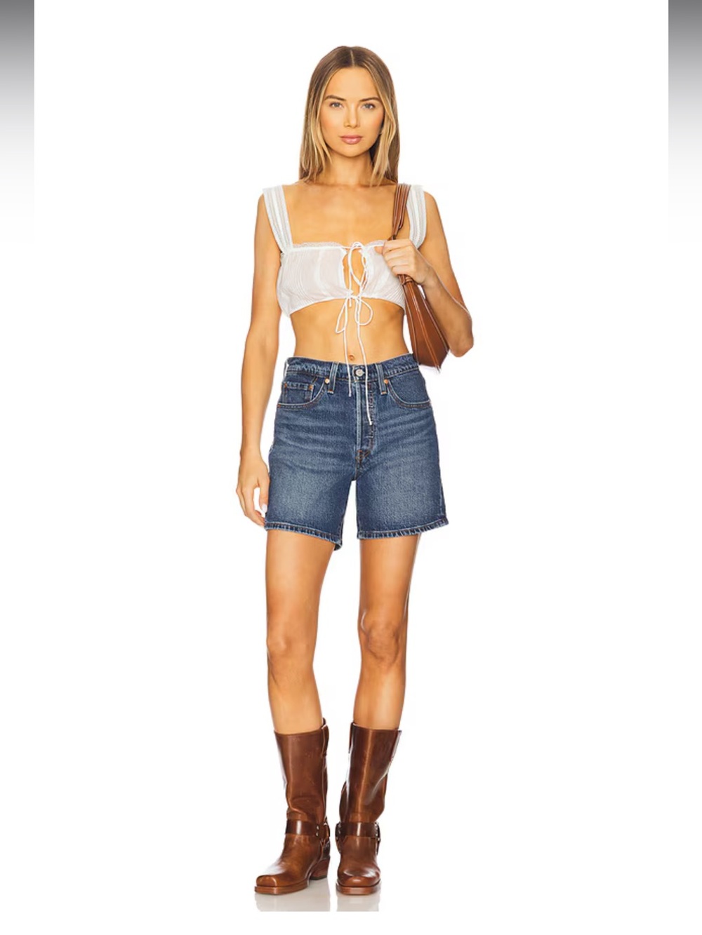 Levi’s 501 Mid-Thigh High Rise Short, Size 24